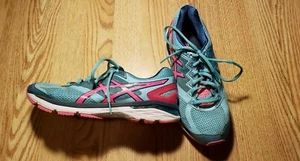 Asics GT-2000 Women's Shoes Size 10 NICE Green Pink Aqua Athletic Fluid Ride - Picture 1 of 12