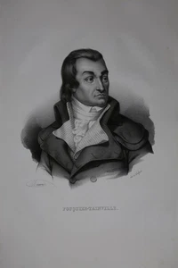 Antoine Quentin Fouquier-Tinville (1746-1795) Portrait Lithographie ca. 1830 - Bild 1 von 1