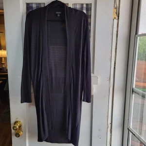 NWT Banana Republic Women's Black Open Front Long Cardigan Sweater Size XS - Picture 1 of 3
