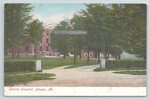 Postcard Eastern Maine General Hospital Bangor Maine Entrance - Picture 1 of 3