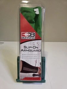 Bohning Slip On Arm Gaurd (Size Large) Green Compression Fit Nylon For Archery. - Picture 1 of 7
