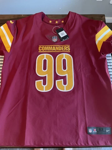 Washington Commanders NFL Authentic Nike Vapor Elite Jersey Chase Young 52 Cover