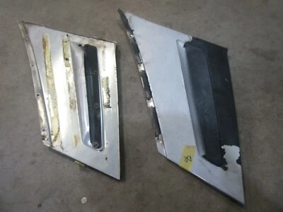 1977 Jaguar XJS exterior quarter window sail panel trim molding  pieces  - Image 1 of 2