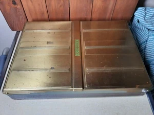 RARE Mid-Century Vintage Luxor Skincare Kit. Wooden Box. Some Unused Product. - Picture 1 of 11