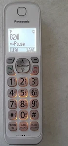 ********* WORKING Panasonic KX-TGDA50 W Replacement Cordless Phone White Handset - Zdjęcie 1 z 5