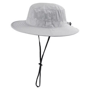 Tirrinia Kids Boonie Sun Hat Fishing Safari Wide Brim Hat UPF 50+ UV Bucket Hats - Picture 1 of 8