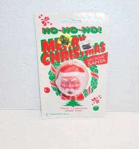 Vintage 1990 Trendmasters Electronic Santa Music Player Christmas Toy Decoration - Picture 1 of 5