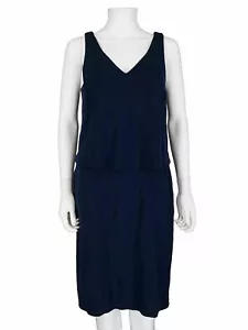 LAUREN RALPH LAUREN Size XL Pocketed Sleeveless Sheath Dress INDIGO - Picture 1 of 2