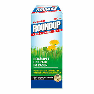 Roundup Rasen-Unkrautfrei Konzentrat 500 ml Löwenzahn Wegerich Unkrautvernichter