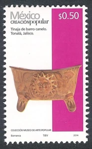 pp139 México Creación Popular MNH 2014 Sc#2488h Mc#3228X Et#cp139 frasco de arcilla - Imagen 1 de 1