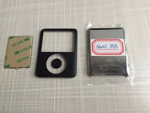BLACK Faceplate Front + Back Housing Case Cover+Button For iPod Nano 3 3rd 8GB - Picture 1 of 6