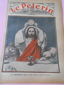 La Première Cène religion dessin Print 1932 - Imagen 1 de 1