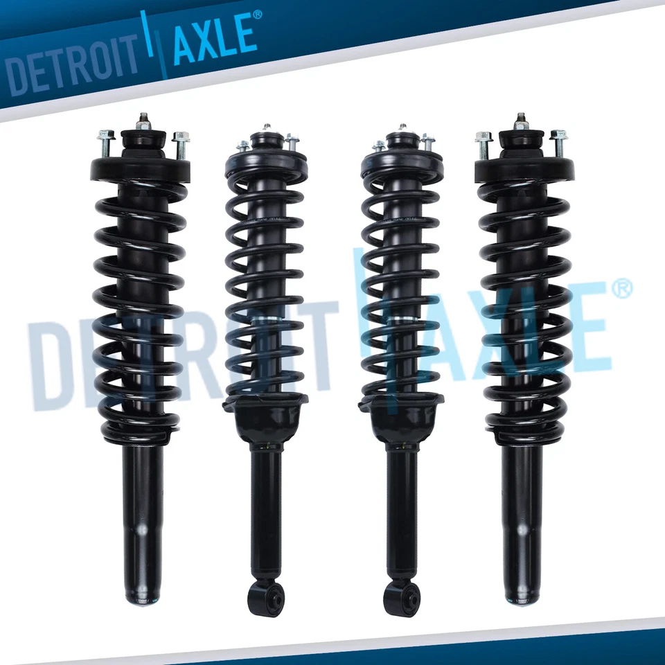 4 puntales delanteros traseros con conjunto de resortes helicoidales para Honda CR-V 1997-2000 2001 Foto 1 de 4