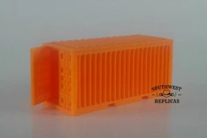 SW Replicas Scala HO 220-1108: CONTENITORE CARICO 20' - PORTA SINISTRA APERTA - ARANCIONE - Foto 1 di 3