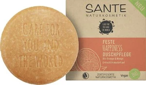 Feste Seife zum Duschen für zarte Haut Vegane Formel mit Bio-Orange und Mango... - Bild 1 von 8