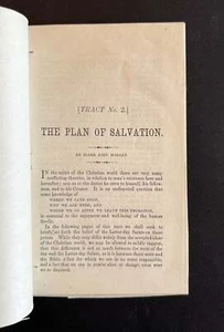 John James Morgan PLAN OF SALVATION Tract No 2 1884 LDS Mormon Salt Lake City - Picture 1 of 1
