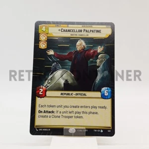 SWU STAR WARS UNLIMITED TWI 458 L Chancellor Palpatine Hyperspace - Picture 1 of 1