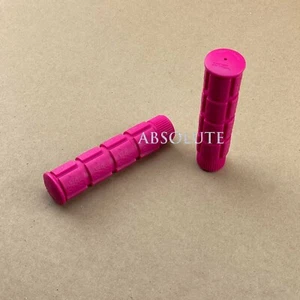 PINK FIXIE TRACK BIKE GRIPS FIXED GEAR OLD SCHOOL BMX MTB CRUISER BICYCLE GRIPS - Picture 1 of 1