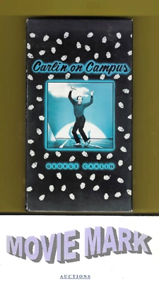 "CARLIN ON CAMPUS" 1984 Vestron Video George vhs NO DVD & 2 BONUSES 1 vhs & 1 CD - Image 1 of 4