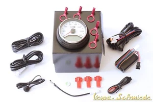VESPA - SIP Tacho / Drehzahlmesser 2.0 - Digital - PK 50-125 S - Tachometer Weiß - Bild 1 von 4