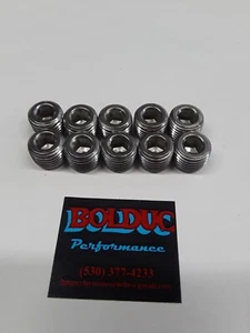 10- 1/4 NPT THREADED VACUUM PORT PLUGS FOR HOLLEY BG DEMON QFT CARBURETORS - Foto 1 di 1