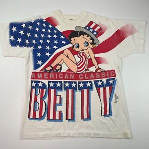 Vintage 90’s Betty Boop American Classic Single Stitch Tee USA Screen Stars XL