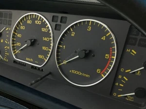 For Nissan Patrol Gr Y60 89-97 Polished Aluminium Dash trim Gauge Cluster Rings - Bild 1 von 9