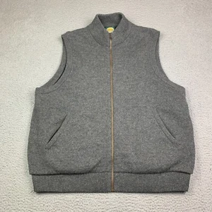 Cabelas Sweater Vest Mens Large GORE WINDSTOPPER Wool Blend Full Zip Jacket Vtg - Picture 1 of 11