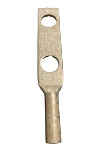 Burndy YAZ3C2N 3 AWG CU, Two Hole, 1/2 Stud Size, 1-3/4 Hole Spacing - Picture 1 of 2