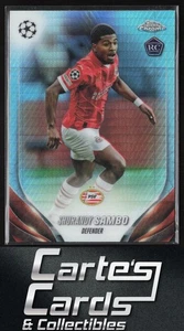 Shurandy Sambo 2023-24 Topps Cromo UEFA Club #27 Aqua Prism Refractor RC - Imagen 1 de 2
