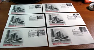 US Stamp FDC Scott# 3910a-l Modern American Architecture 2005 Used L760 - Picture 1 of 2