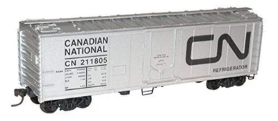 Accurail 8516 HO KIT 40' Refrigerador Puerta Enchufe Acero, CN Foto 1 de 2