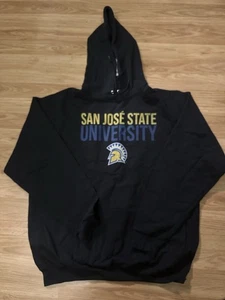 San Jose State Spartans Alumni Champion Hooded Sweatshirt Hoody Hoodie XL Black - Picture 1 of 5
