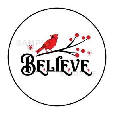 30 pegatinas Navidad Believe etiquetas sobres sellos fiestas favores Foto 1 de 2