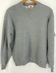 Felpa Russell Athletic Sportswear vintage uomo grande grigio pullover invecchiato - Foto 1 di 13