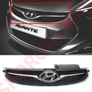 Upper Grille Front Bumper For Hyundai 2011-2013 Elantra/Avante MD Genuine Parts - Picture 1 of 2