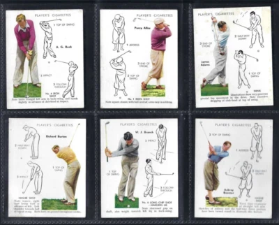 PLAYER - GOLF - FULL SET OF 25 CARDS - Image 1 of 4
