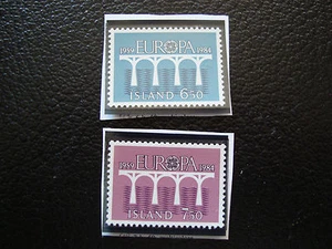 ISLANDE - timbre yvert et tellier n° 567 568 n** (A22) stamp iceland - Picture 1 of 1