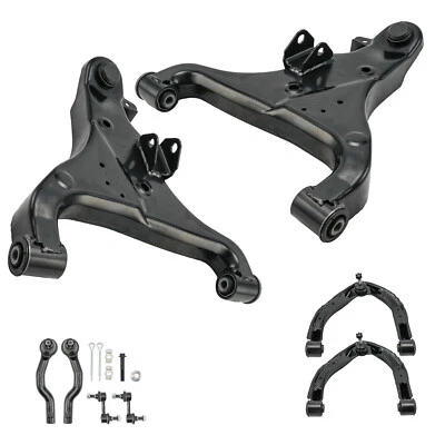Front Upper Lower Control Arms For 2004-2015 Nissan TITAN Armada Suspension Kit - Image 1 of 4