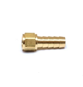 3/8 Hose ID 1/8 FEMALE NPT Straight Barbed Brass Fitting Water Oil Gas Air Fuel - Picture 1 of 7