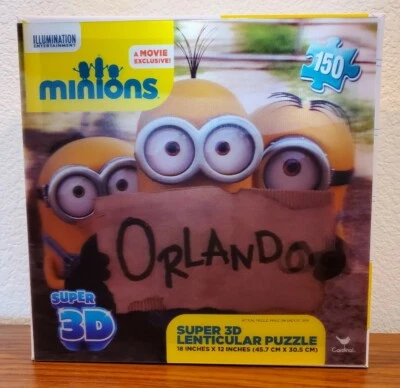 Minions Super 3D Lenticular Puzzle (NEW)- 150 pcs - Image 1 of 3