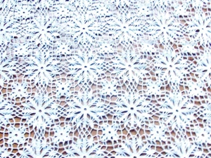 RIDEAU  PANNEAU CROCHET D'ART FAIT MAIN ARTISANAT FRANCAIS*** - Imagen 1 de 2