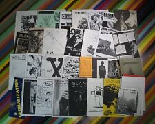 vtg 1990s 2000s alt zine half size - Punk DIY Zine catalogs +