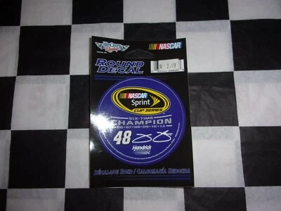 Calcomanía Jimmie Johnson #48 Lowe's 6 veces campeón 3" Foto 1 de 4