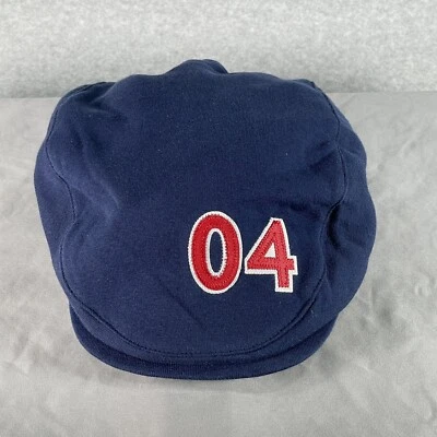 Gorra de periodista Gatsby USA Olympic ROOTS 04 L/XL azul elástico bordada Foto 1 de 4