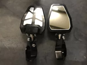 Polaris RZR Side Mirrors 2 Inch by Modquad Racing SIDE-2-PBLK - Picture 1 of 3