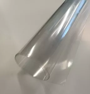 TRANSPARENT KLARFOLIE Grau HART PVC Bogen Platte 0,45mm 88cm x 108cm DIY Basteln - Bild 1 von 2