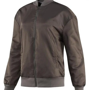 Damen Bomberjacke Gr. XS Grau Neu Reebok Langarm Damen Baseball Mantel - Bild 1 von 12