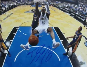 Foto autografiada de baloncesto 11x14 de Dwight Howard Orlando Magic Beckett - Imagen 1 de 3