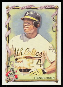 2023 TOPPS ALLEN & GINTER Rickey Henderson #138 BASEBALL ATHLETICS - Picture 1 of 2